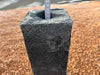 Basalt Palisade 50cm mit Bohrung