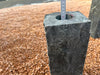 Basalt Palisade 30cm mit Bohrung