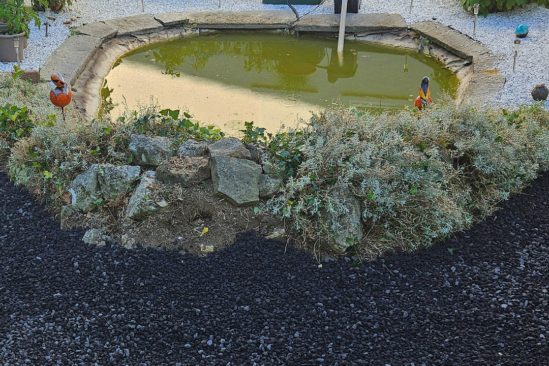 Lavamulch schwarz