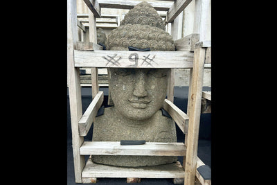 Buddha Büste 75 cm -- Naturstein- Zierkiese.de