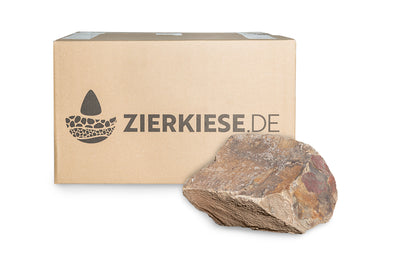 Steingröße 10-30 cm -- Quarzitische Grauwacke – Zierkiese.de