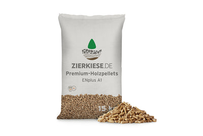 15 kg Beutel ENplus A1 -- Holzpellets im Beutel - zierkiese.de