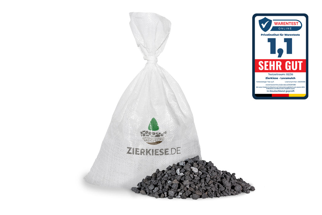 Lavamulch schwarz