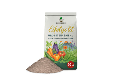 20 kg Beutel -- Rotes Urgesteinsmehl - Zierkiese.de