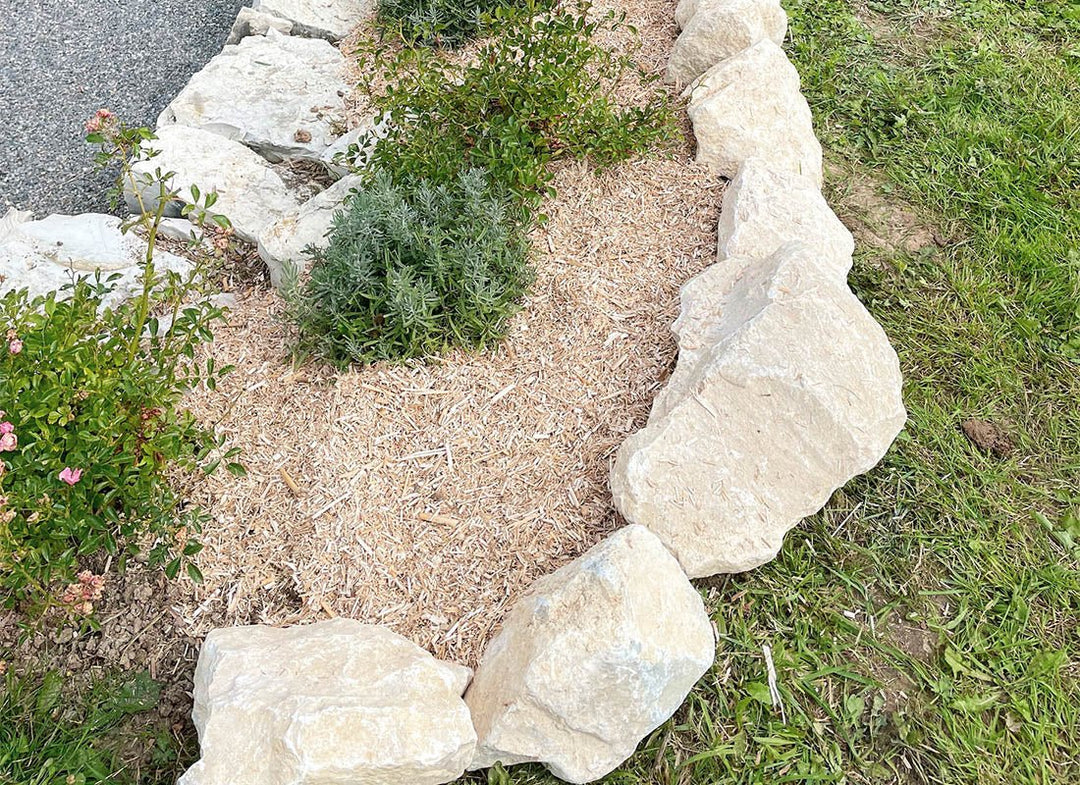 Trockenmauer Sandstein Bruchstein – Gelber Naturstein-Verblender Für Garten