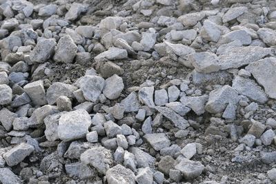 Körnung 0-45 mm -- graue Steine - Zierkiese.de
