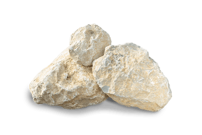 Steingröße 15-45 cm -- Beige-Gelber Stein – Zierkiese.de 